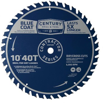 Century Drill & Tool   10213 10 40t Combo Saw Blade