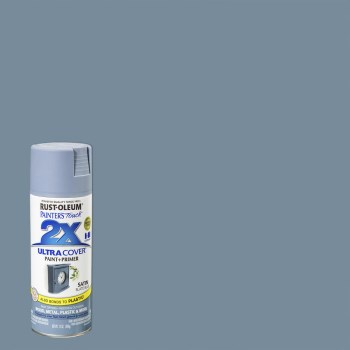 Painter's Touch Ultra Cover 2X Spray, Slate Blue Satin - 12 oz