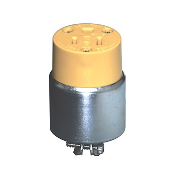 Leviton L20-515CA Armored Connector - 3-wire - 15 Amp