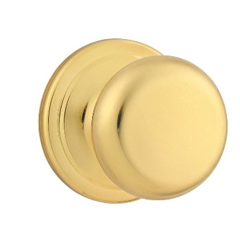 Juno Passage Lock, Polished Brass