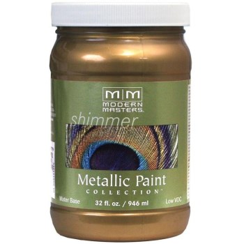 Modern Masters Me238-32 Metallic Paint, Blackened Bronze ~ 32 Oz.