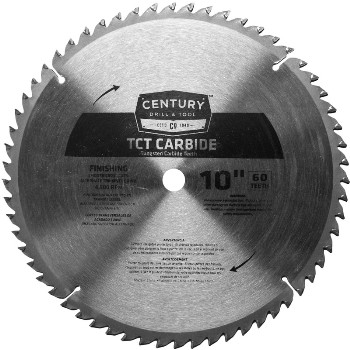 Century Drill &amp; Tool   09936 10in. 60t Carbide Blade