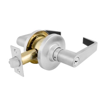 Master Lock  SLC0126DKA4 Entry Lock, Commercial Levered/KA 4 ~ Brushed Chrome 