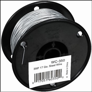 Zareba Brand Galvanized Steel Wire, 17 Gauge ~ 350 Ft