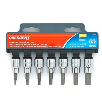 Apex/Cooper Tool  CBSS0N 3/8dr Sae Hx Bt Sck Set