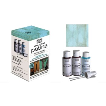 Modern Masters 306270 Metal Effects,  Green Patina Finish Kit ~ 2 oz