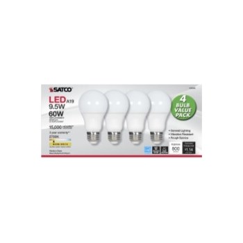 5000K 4 Pack LED Bulb