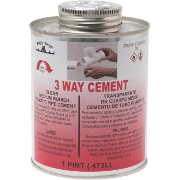 Black Swan Mfg 07115 16 Oz 3-Way Med Cement