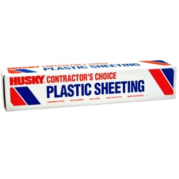 Polyethylene Plastic Sheeting,  Clear/Semi-Clear ~ 20 Ft x 100 Ft x 10 mil
