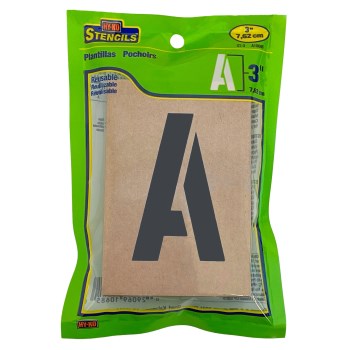 Number/Letter Stencils - 3"