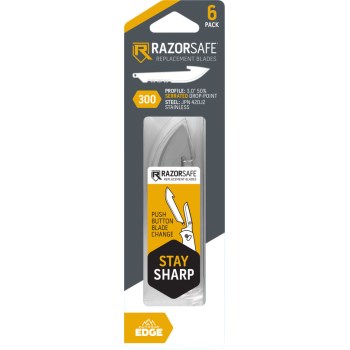 Outdoor Edge RazorSafe Utility Blades    3"  6 Pack