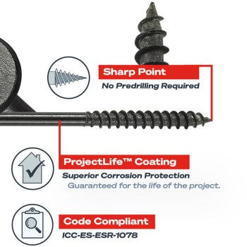 HeadLok Structural Wood Screw - 6", 50pk