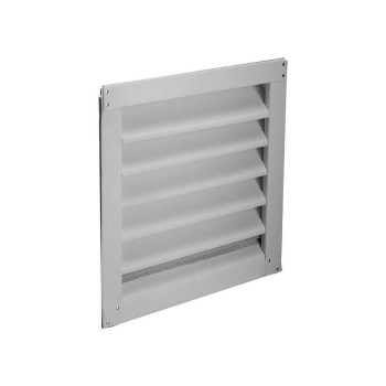 Air Vent Gable Louver Vent, White - 12" x 12"
