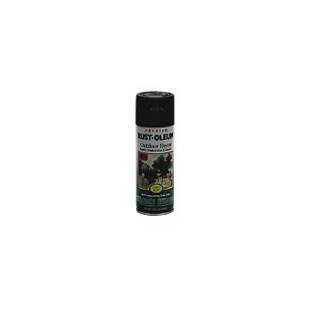 Rust-Oleum 7777830 Spray Enamel~ Satin Black~12 oz