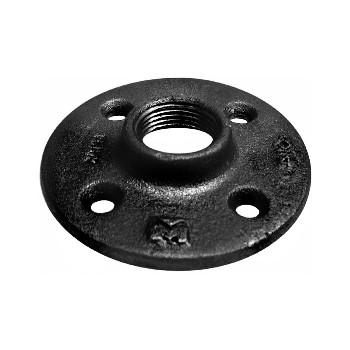 Anvil/Mueller 521-608HN Malleable Floor Flange, Black ~ 2"