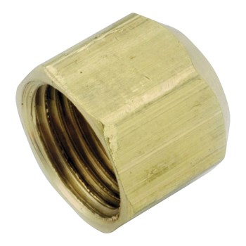 Anderson Metals Lead Free Brass Flare Cap - 3/8"