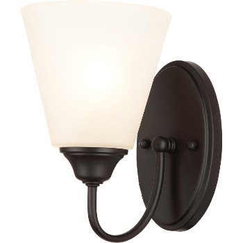 Galveston Wall & Bath Fixture ~ Black