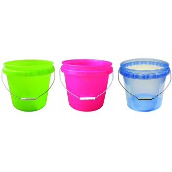 Encore Plastics 3.5-Gallon and 5-Gallon Blue Plastic Bucket Lid at