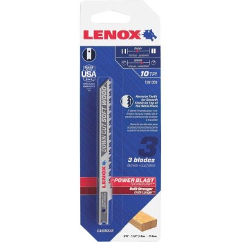 Lenox (Stanley Black & Decker) 1991389 3pk 10t Jig Blade