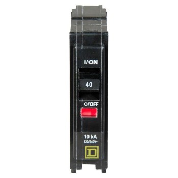 Square D QO Single Pole Breaker - 40 Amp
