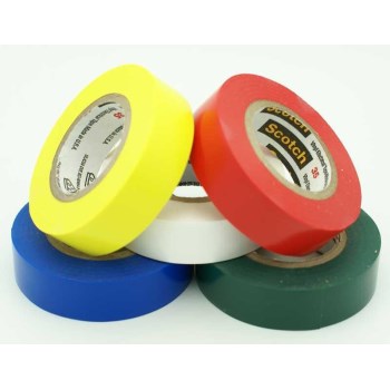 Scotch Vinyl Electrical Tape, Blue ~ 3/4" x 66'