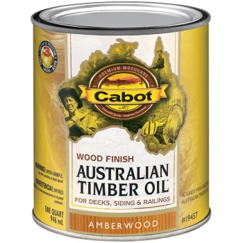 Low VOC Australian Timber Oil, Amberwood ~ Qt 