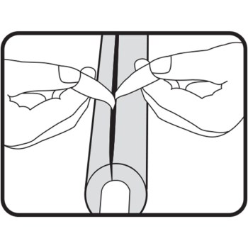 M-D Foam Pipe Insulation - 1/2" x 1-1/8" x 6 Ft