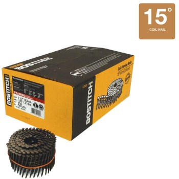 Coil Siding Nails, 15 Degree - 2-1/2"