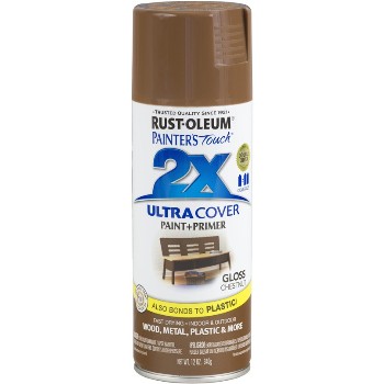 Rust-Oleum 249847 Painter&#039;s Touch 2X Ultra, Chestnut Gloss ~ 12 oz Spray