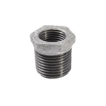 Anvil/Mueller Malleable Hex Bushing, Galvanized - 2" x 1/2"