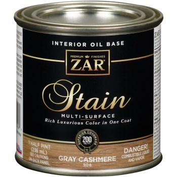 Zar Wood Stain, Gray Cashmere ~ Half Pint