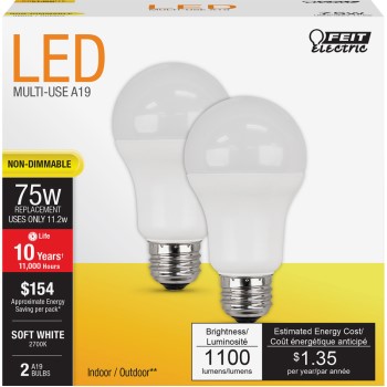 Feit Electric A1100/850/10kled/2 Led Bulb