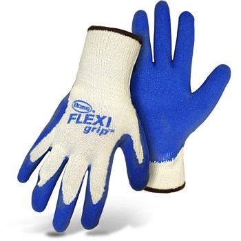 Flexi-Grip Knit Gloves w/Rubber Palm ~  Extra Large