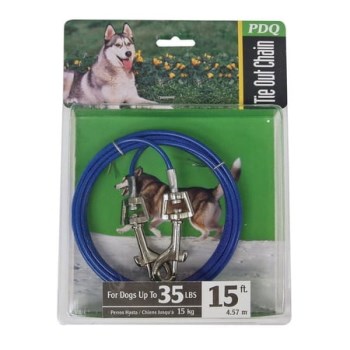 Boss Pet PDQ Medium Dog Tie-Out Cable - 15 Ft