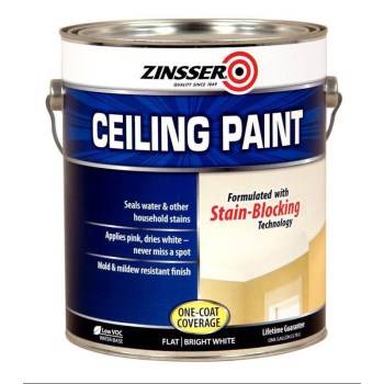 Zinsser Brand Stain Blocking Ceiling Paint ~ Gallon