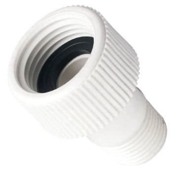 Hose to Pipe Swivel Fitting,  Plastic ~ 1/2" x 3/4"