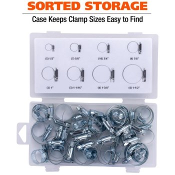 40pc Hose Clamp Set