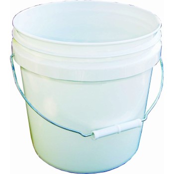 Encore Plastics 201213 Industrial Pail, White ~ 2 Gallon