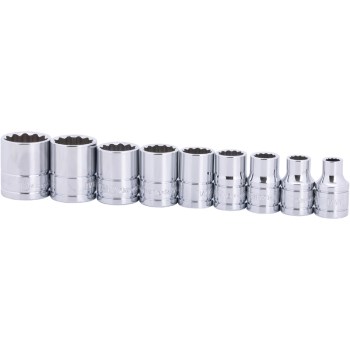 3/8d 9pc Sae Socket Set