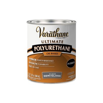 Varathane Interior Polyurethane, Semi-Gloss - Quart