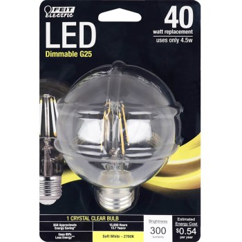 Feit Electric  BPG2540/827/LED G25 Bulb