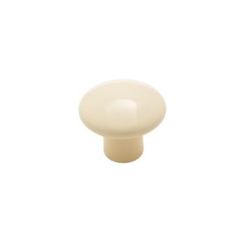 Knob - Almond Ceramic Finish - 1 3/8 inch