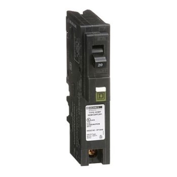 Plug-On Neutral CAFCI Circuit Breaker, 1-Pole - 20 Amp