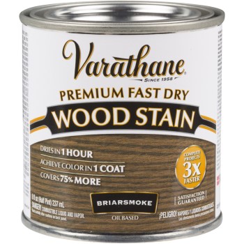 Varathane Premium Fast Dry Interior Wood Stain, Briarsmoke ~ Half-Pint