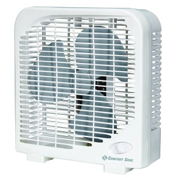 Comfort Zone 2-Speed Box Fan ~ 9"