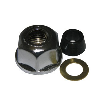 Slip Joint Nut Kit, 1/2" x 3/8" 