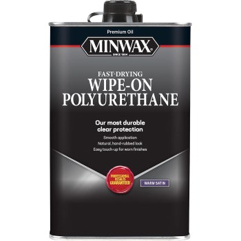 Minwax 40910 Wipe-on Poly, Satin ~ Pint