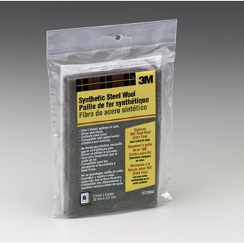 3M 05111110120 Steel Wool - Extra Fine Synthetic - 6 per pack