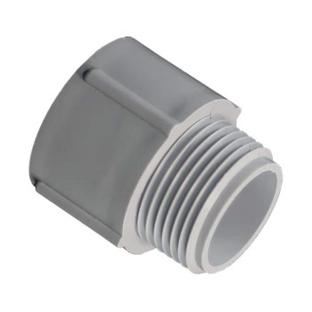 Cantex PVC Male Terminal Adapter - 1-1/4"