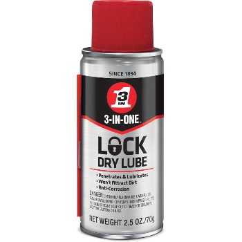 WD-40 120074 Lock Dry Lube ~ 2.5 oz.